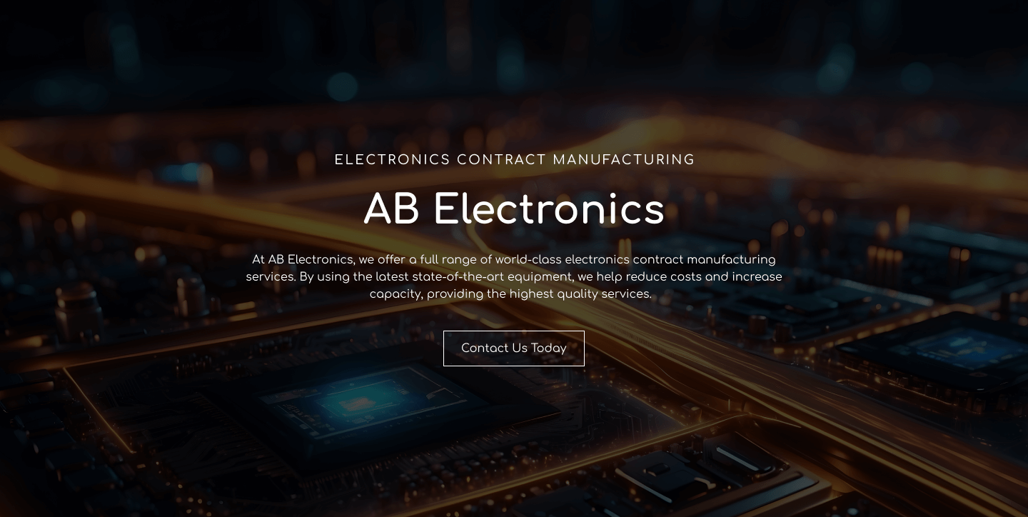 Electronics Manufacturing Solutions | AB Electronics